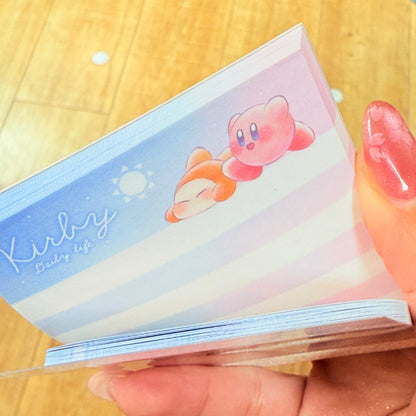 Kirby Pupupu Daily Life Mini Memo Pad