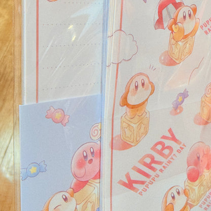 Kirby Pupupu Rainy Day Letter Set