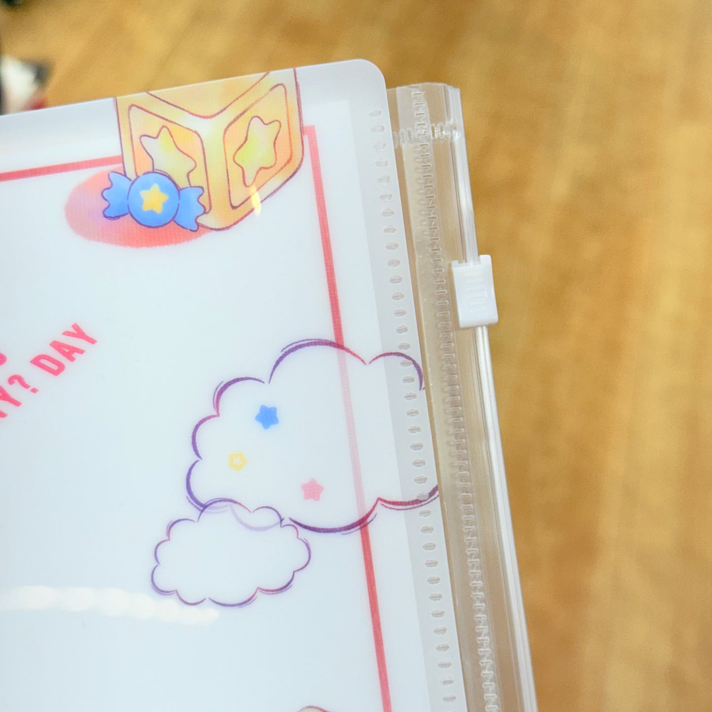 Kirby Rainy Day A4 Pocket Clear File