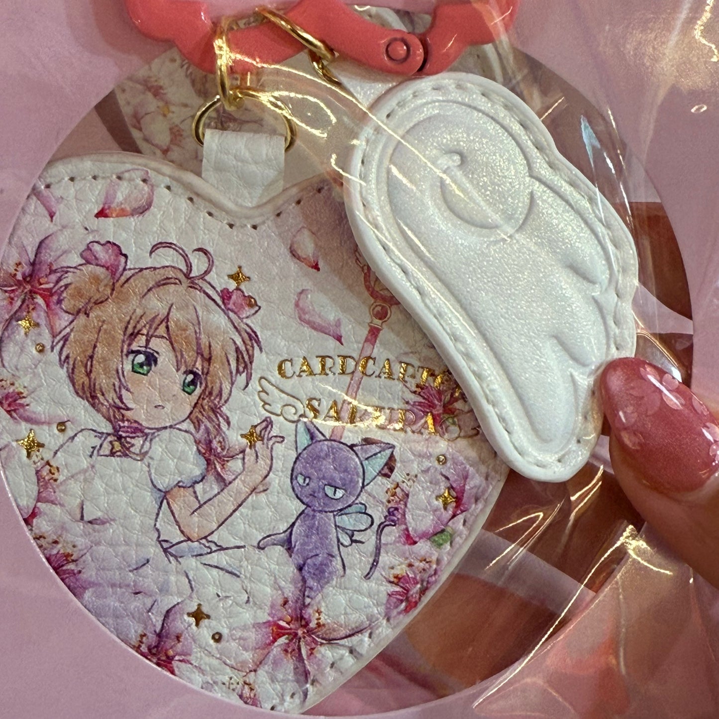 Card Captor Sakura Leather Keychain & Mirror