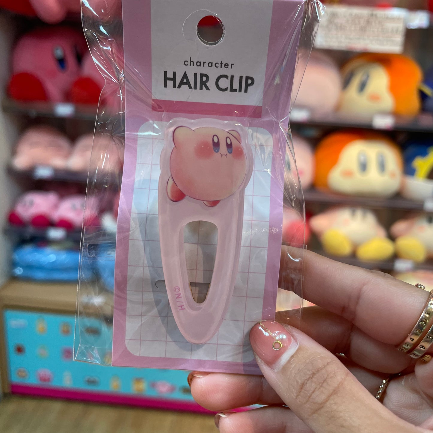 Kirby Character Hair Clip