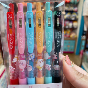 Kirby 0.5mm Color Ballpoint Pen 6pcs Set