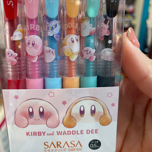 Kirby 0.5mm Color Ballpoint Pen 6pcs Set