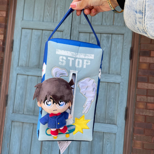 Detective Conan Tissue Box Cover with Plush Toy (Conan) - Universal Studio Japan Limited