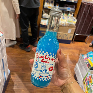 Japanese Retro Blue Cream Soda 245ml