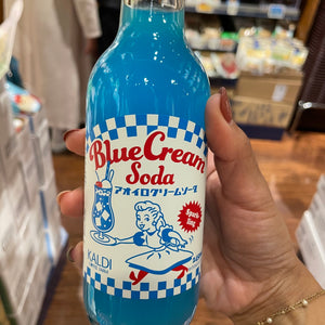 Japanese Retro Blue Cream Soda 245ml