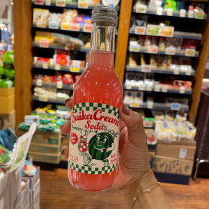 Japanese Retro Watermelon Pink Cream Soda 245ml