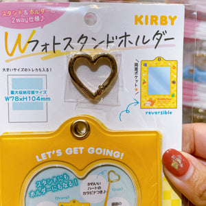 Kirby Double Photo Stand Holder (Yellow)