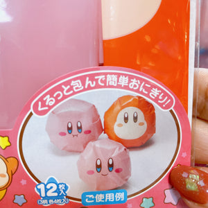 Kirby Onigiri Rap for Lunch Box (12 Paper)