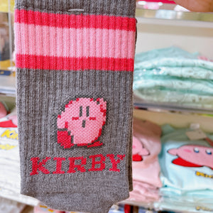 Kirby Crew Socks Dark Grey (Size 23~25cm)