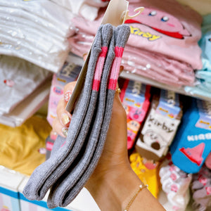 Kirby Crew Socks Dark Grey (Size 23~25cm)