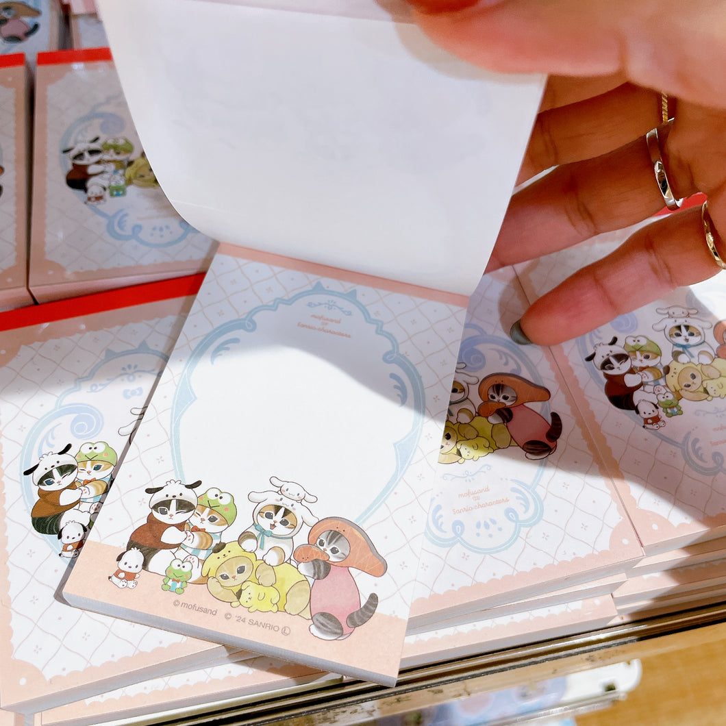 Mofusand x Sanrio Characters Memo Notebook