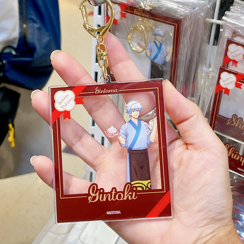 Gintama Characters  Acrylic Key Chain (Gintoki)