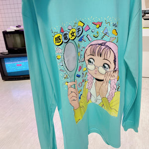 Harajuku Brand - Old Anime Collaboration Series - Long Sleeve Shirt (Free Size) - Limited Edition