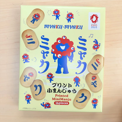 Katakana Litters Printed Manju Cake 16 pcs - Osaka EXPO 2025 Limited Edition