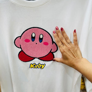 Kirby Embroidered T-shirt White (M & L Size)