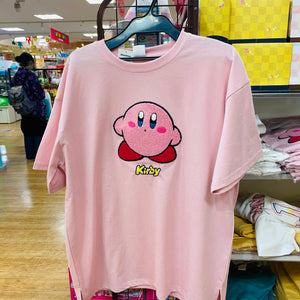 Kirby Embroidered T-shirt Light Pink (M & L Size)