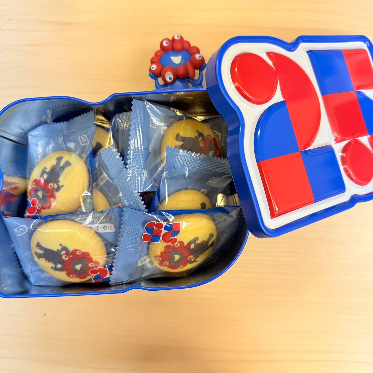 Expo 2025 Chocolate Cookies Can Box & Magnet Character Figure - Osaka EXPO 2025 Limited Edition