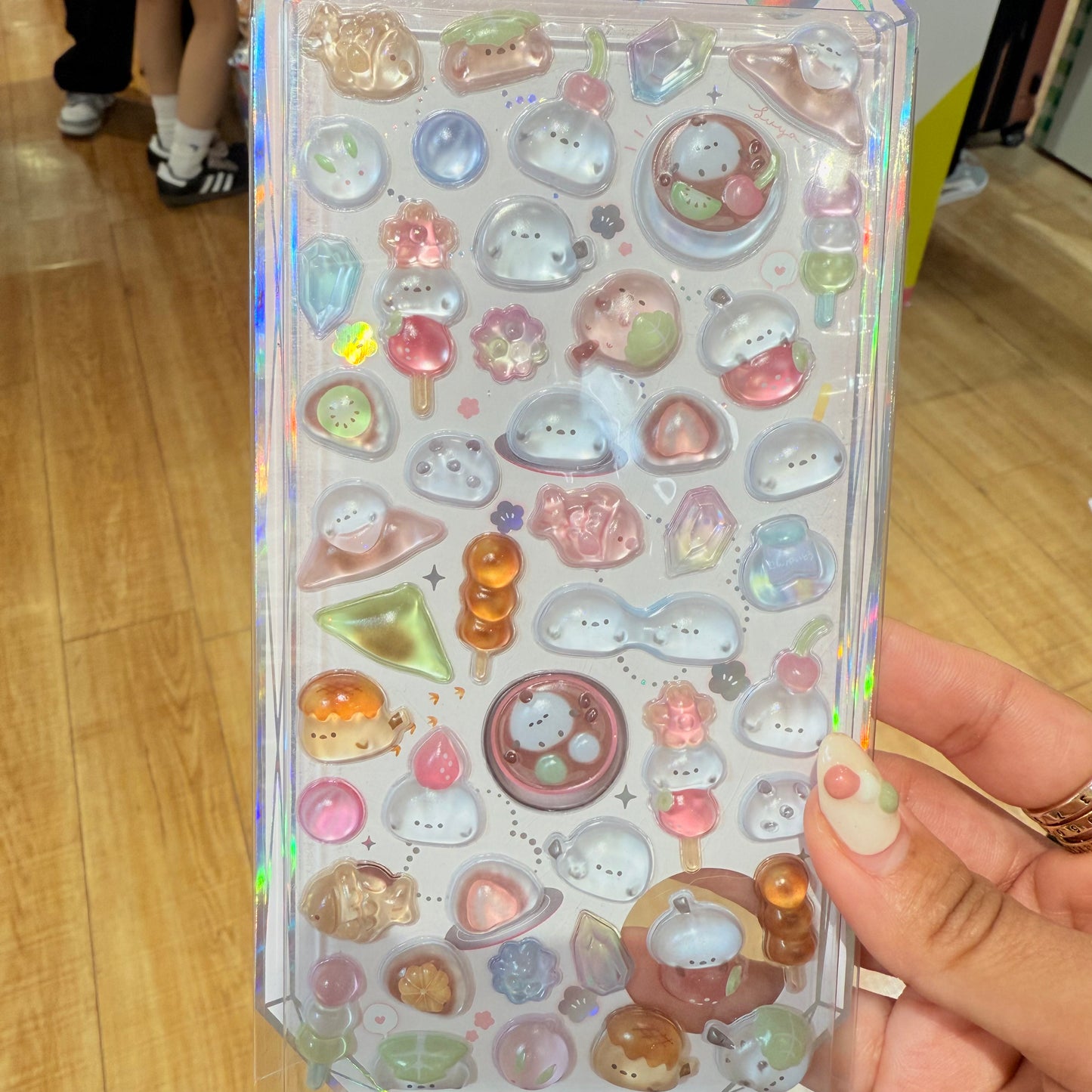 Bonbon Drop 3D  Sticker for DIY Iphone Cover Design (Japanese Mochi)