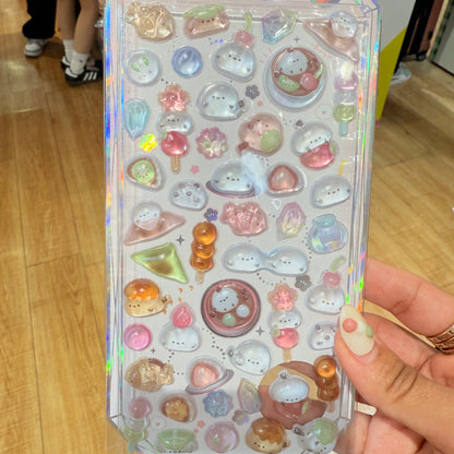 Bonbon Drop 3D  Sticker for DIY Iphone Cover Design (Japanese Mochi)