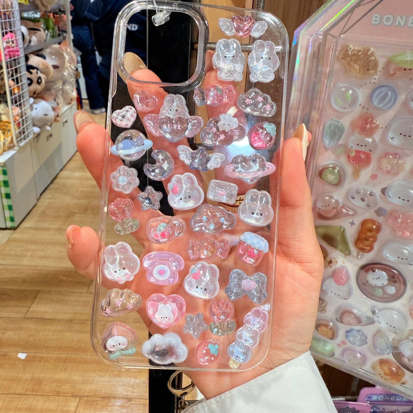 Bonbon Drop 3D Sticker for DIY Iphone Cover Design (Sea Life)