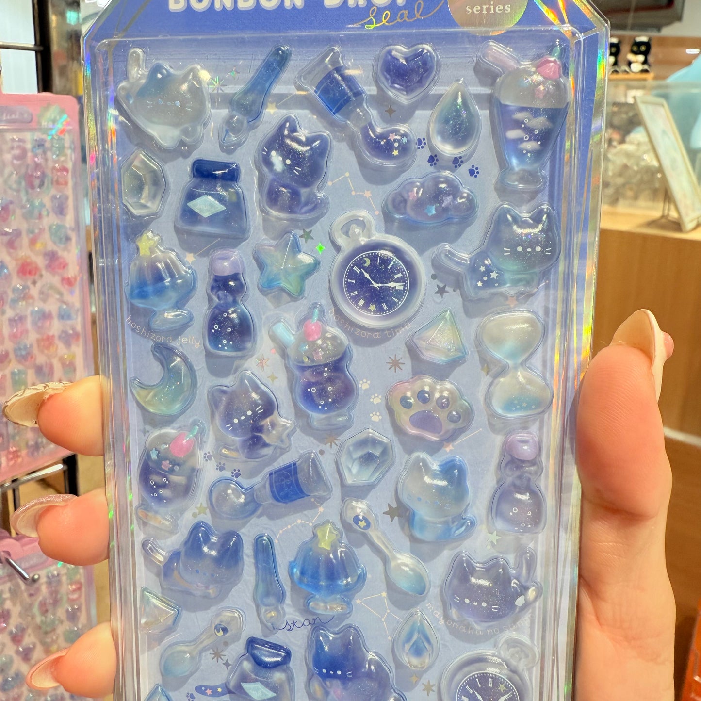 Bonbon Drop 3D Sticker for DIY Iphone Cover Design (Cat)