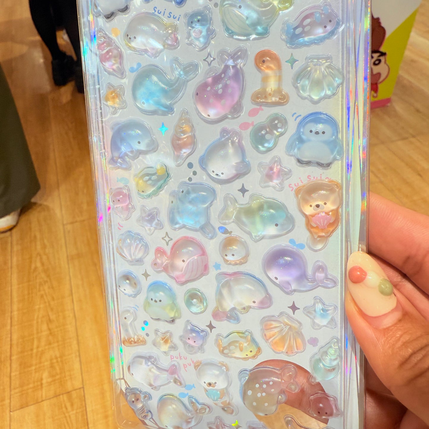 Bonbon Drop 3D Sticker for DIY Iphone Cover Design (Sea Life)