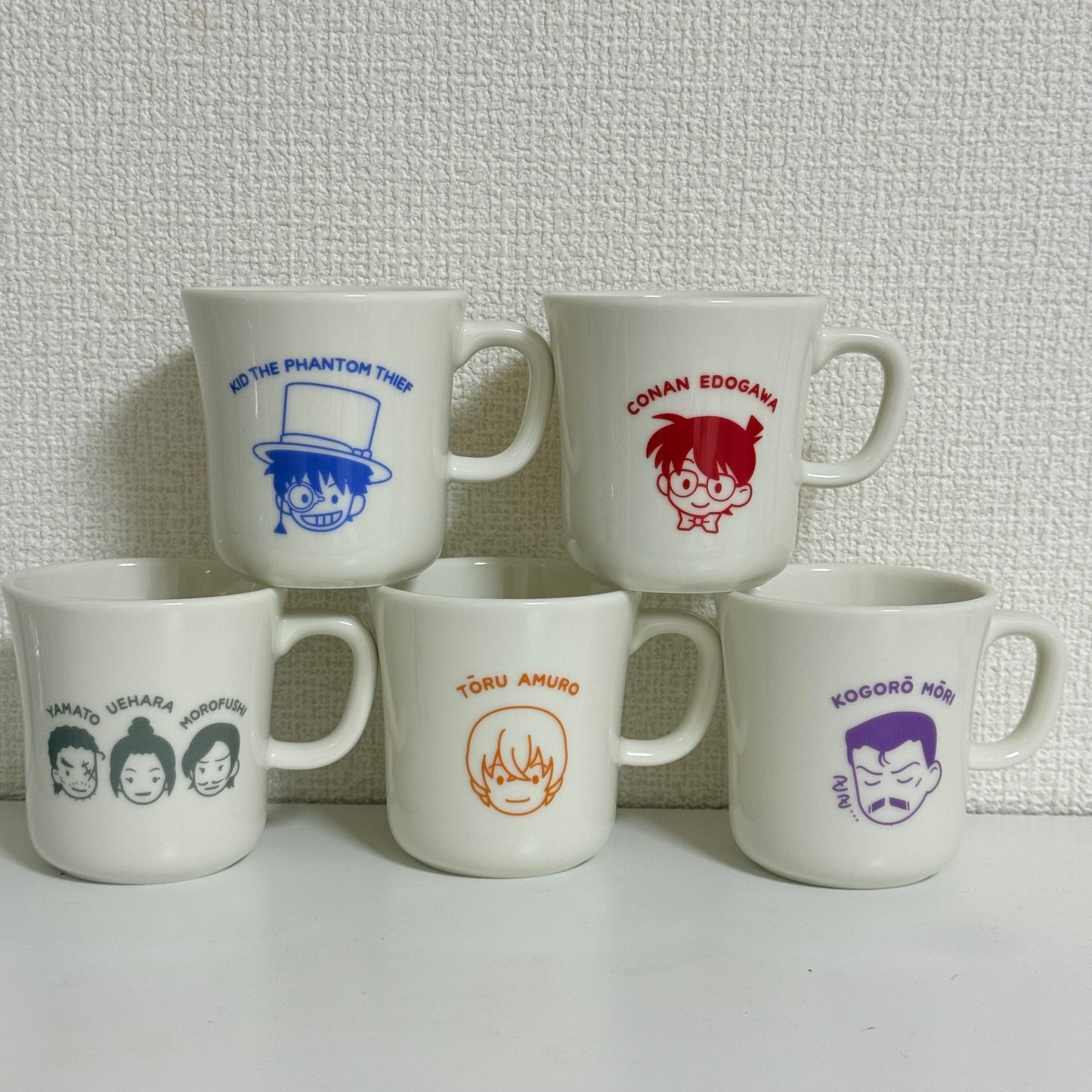 Detective Conan Ceramic Mug Cup (Yamato, Uehara, Morofushi)