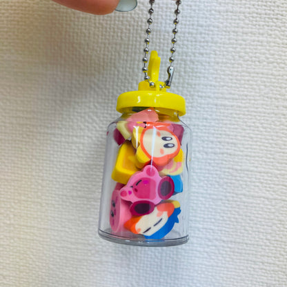 Kirby Mini Eraser Bottle Keychain