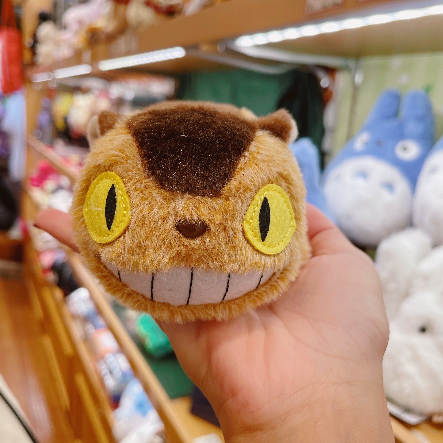 Ghibli Characters Small Size Fluffy The Cat Bus Plush Toy