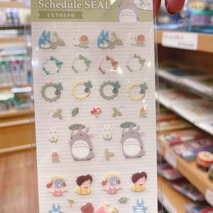 Ghibli Characters Schedule Seal Stickers (Totoro)