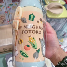 قم بتحميل الصورة في عارض الصور، My Neighbor Totoro 3D Vegetable Stainless Bottle With Straw(380ml)- Studio Ghibli