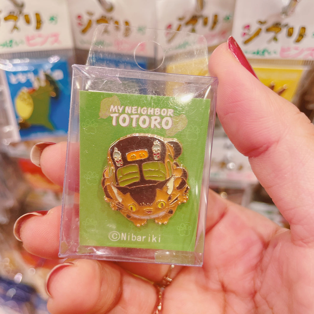 Ghibli My Neighbor Totoro 3D Pin Badge (The Cat Bus)