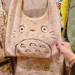Ghibli My Neighbor Totoro Fluffy Tote Bag