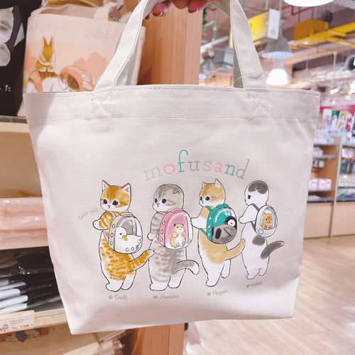Mofusand Tote Bag (4 Cats)