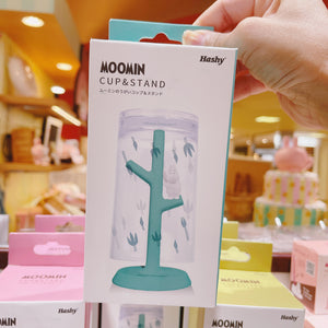 Moomin Plastic Cup & Stand Set (Moomintroll)