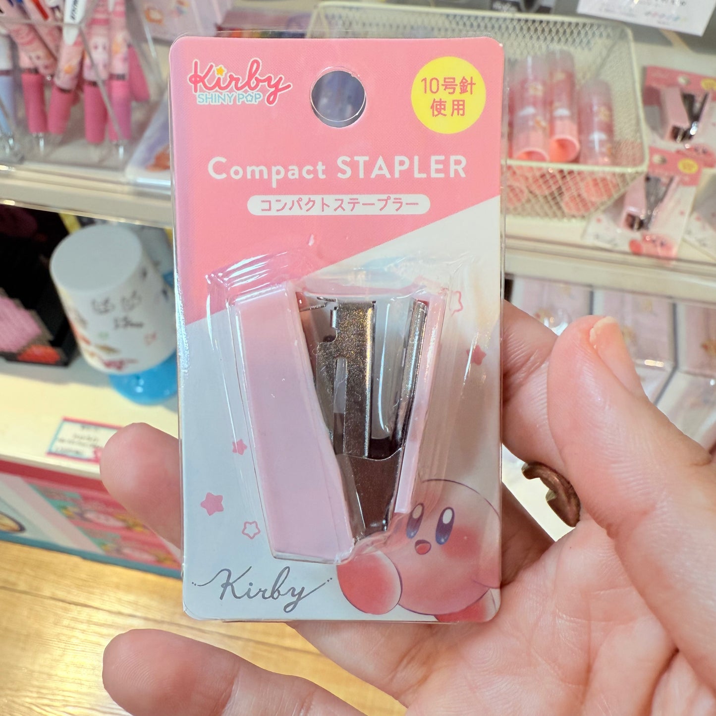 Kirby of the Stars Mini Stapler SHINY POP Compact Stapler