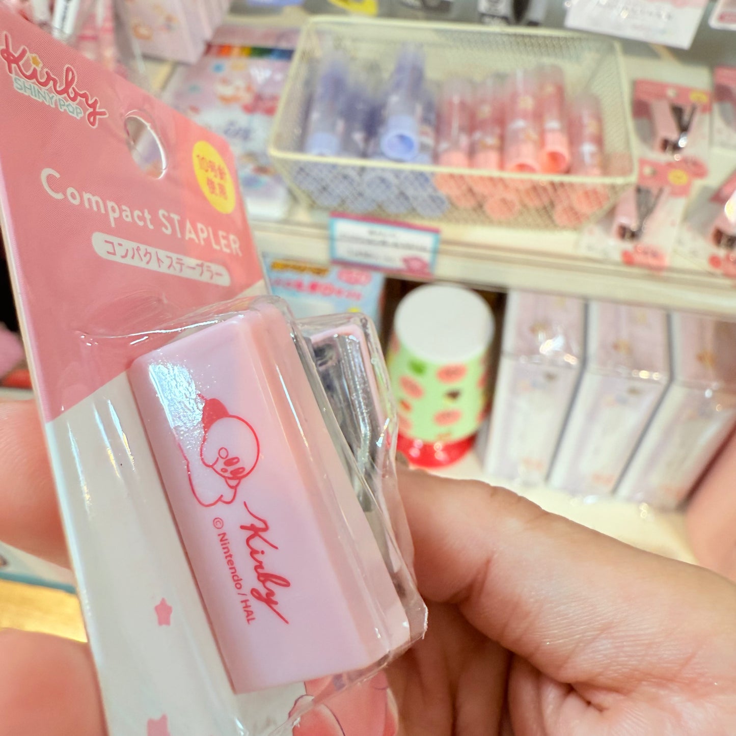 Kirby of the Stars Mini Stapler SHINY POP Compact Stapler