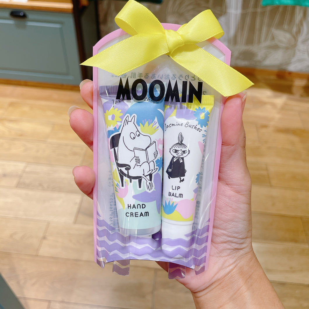 Moomin Hand Cream & Lip Balm Set (Jasmine Bushes)