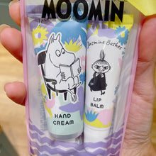 قم بتحميل الصورة في عارض الصور، Moomin Hand Cream &amp; Lip Balm Set (Jasmine Bushes)