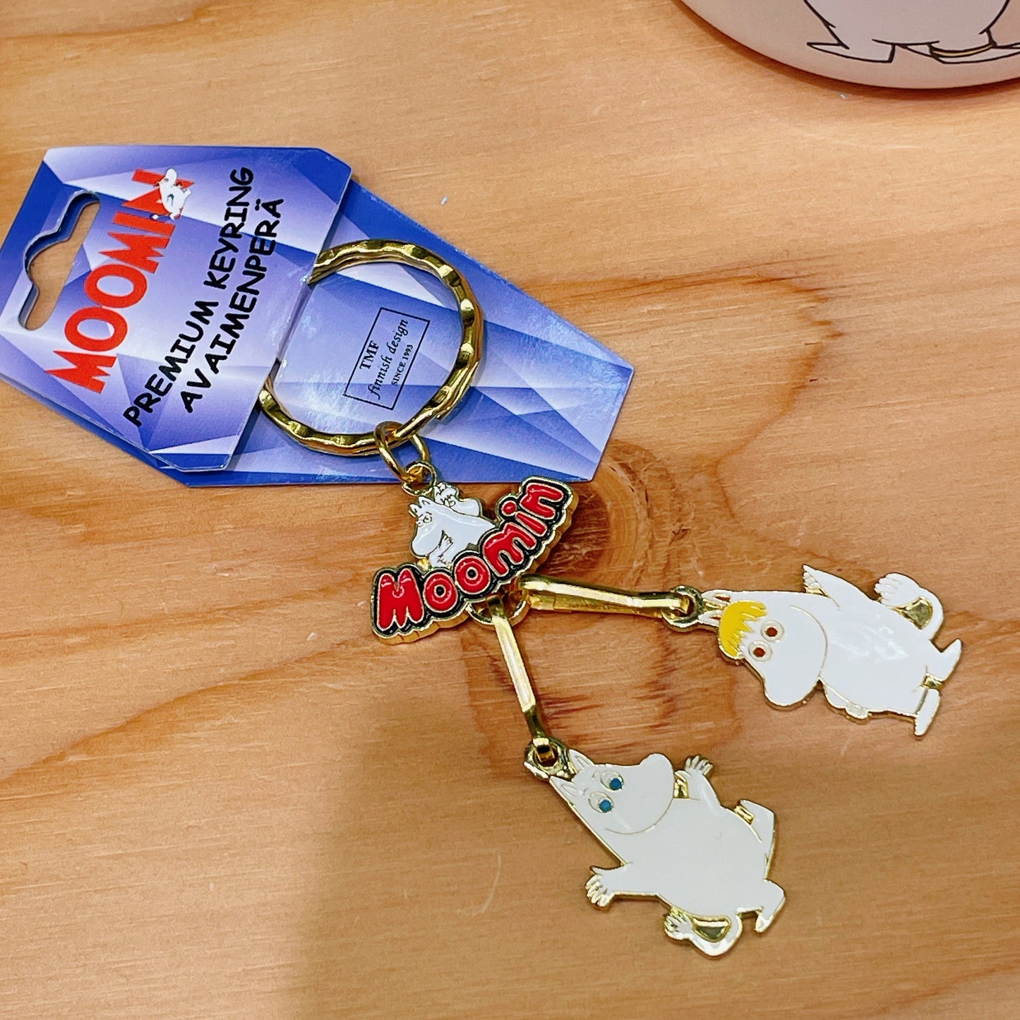 Moomin Keychain (Moomintroll & Snorkmaiden)