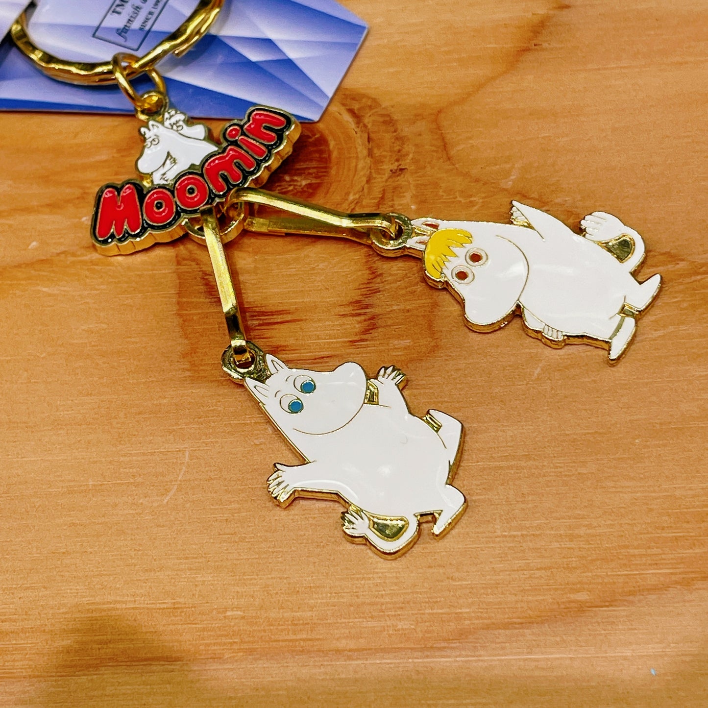 Moomin Keychain (Moomintroll & Snorkmaiden)