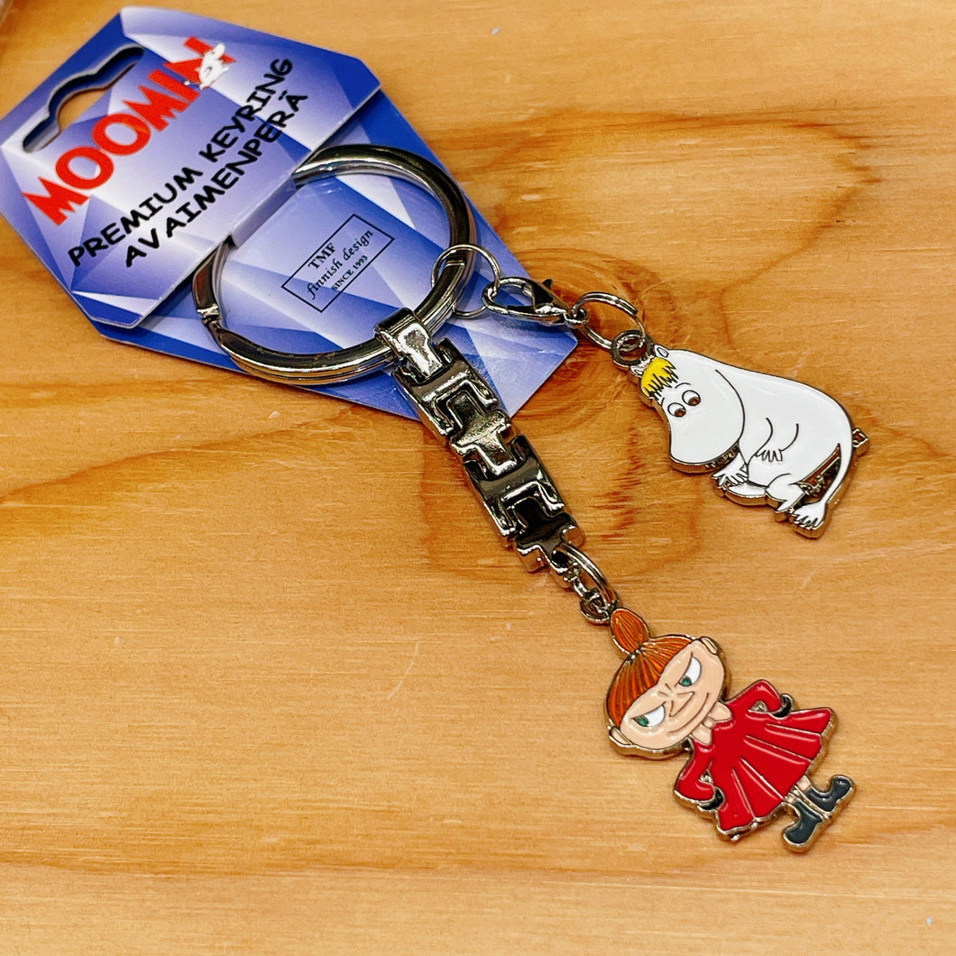 Moomin Keychain ( Snorkmaiden & Little My)