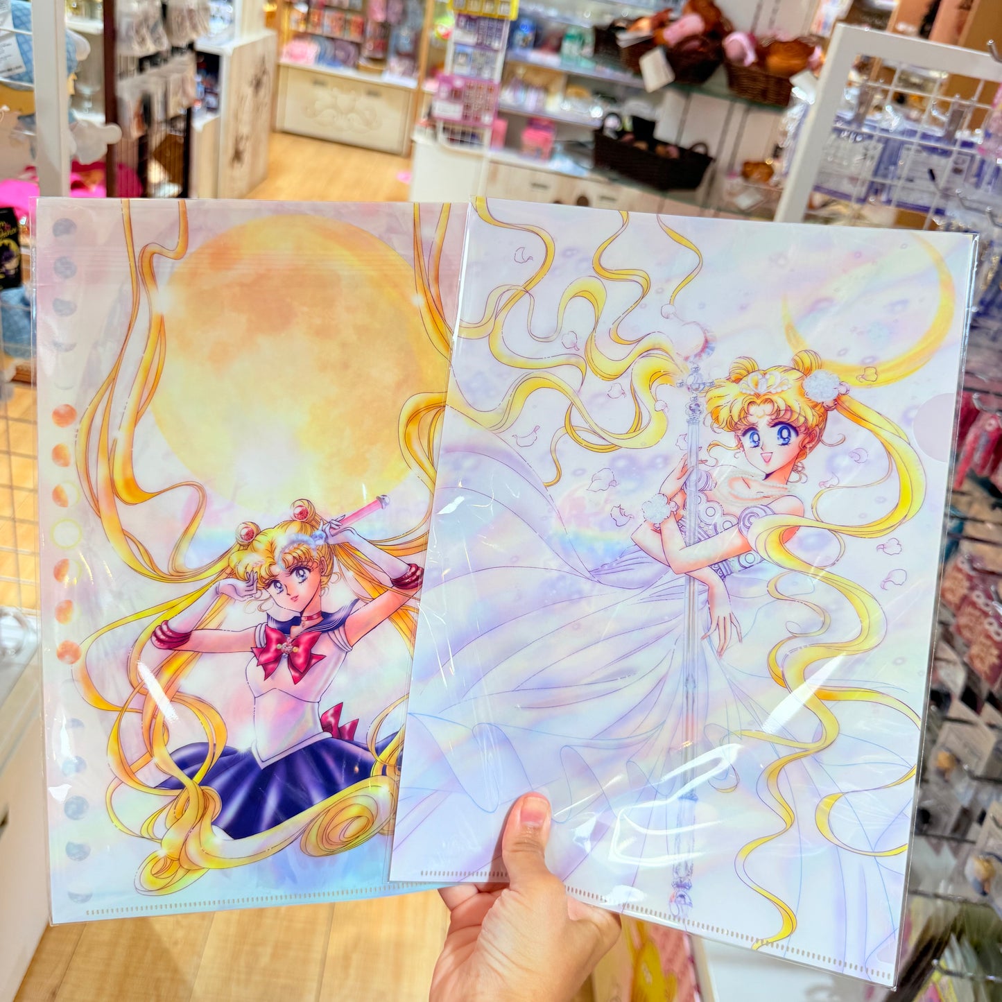 Sailor Moon Clear File Set of 2 B - Sailor Moon Limited