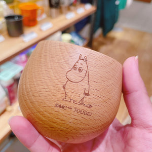 Moomin Wooden Small Tea Cup (Moomintroll)
