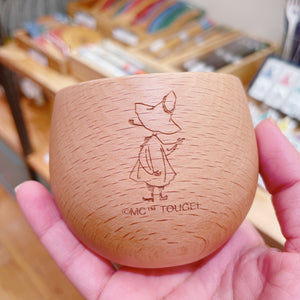 Moomin Wooden Small Tea Cup (Snufkin)