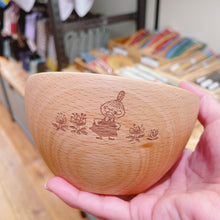 قم بتحميل الصورة في عارض الصور، Moomin Wooden Soup Bowl (Little My)