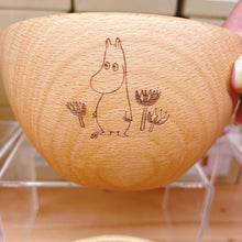 قم بتحميل الصورة في عارض الصور، Moomin Wooden Soup Bowl (Moomintroll)