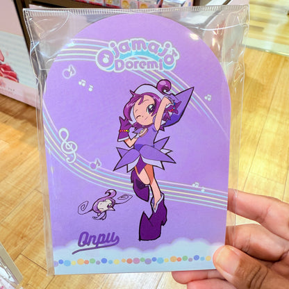 Ojamajo Doremi die-cut memo pad, 6 designs [M size 1/2] - Doremi Official Store