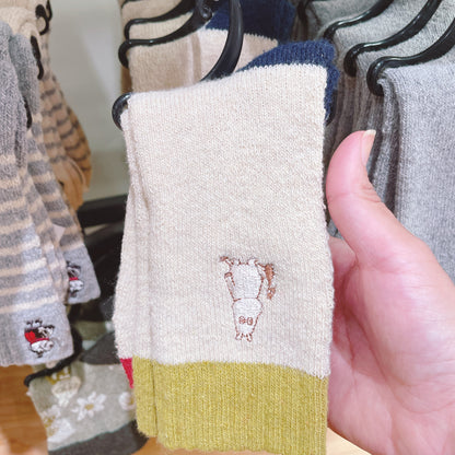 جوارب مومين الدافئة (الحجم: 22~25 سم)